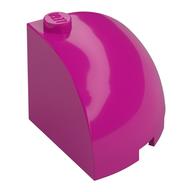 Brick Round Corner 3 x 3 x 2 Dome Top (Magenta)