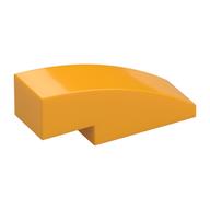 Brick Curved 3 x 1 No Studs (Bright Light Orange)
