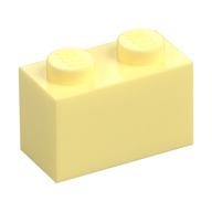 Brick 1 x 2 (Bright Light Yellow)