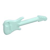 Musical Instrument Guitar Electric [Plain] (Light Aqua)
