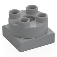 Duplo Turntable 2 x 2 (Light Bluish Gray)