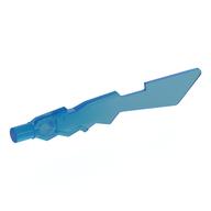 Weapon Sword with Jagged Edges and Marbled White Pattern (Trans-Dark Blue)