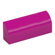 Brick Curved 1 x 4 x 1 1/3 No Studs (Magenta)