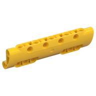 Technic Panel Curved 11 x 3 with 10 Pin Holes through Panel Surface (Yellow)