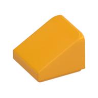 Brick Sloped 30° 1 x 1 x 2/3 (Cheese Slope) (Bright Light Orange)