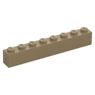 Brick 1 x 8 (Dark Tan)