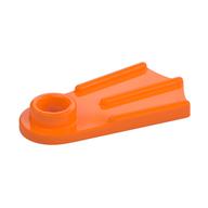Minifig Footwear Flipper [Thick] (Orange)