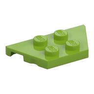 Wedge Plate 2 x 4 (Lime)