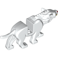 Creature Body Part, Warg Body with Dark Red Nose Print (White)
