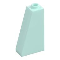 Brick Sloped 75° 2 x 1 x 3 with Hollow Stud (Light Aqua)