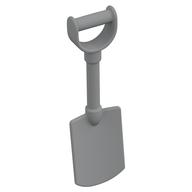 Duplo Shovel / Spade with 'D' Handle (Light Bluish Gray)