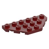 Wedge Plate 3 x 6 Cut Corners (Dark Red)