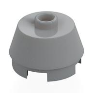 Brick Round 2 x 2 Truncated Cone (Light Bluish Gray)