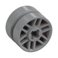 Wheel 14mm D. x 9.9mm with Centre Groove, Fake Bolts and 6 Spokes (Light Bluish Gray)
