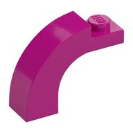 Brick Arch 1 x 3 x 2 Curved Top (Magenta)