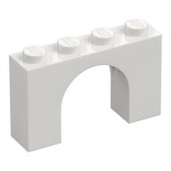 Brick Arch 1 x 4 x 2 (White)