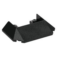 Brick Wedged, Sloped 45° 6 x 4 Double / 33°, 5 Bottom Tubes [Train Roof] (Black)