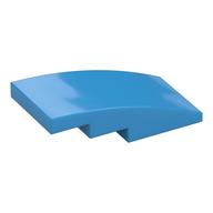 Brick Curved 4 x 2 No Studs (Dark Azure)