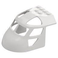 Aircraft Fuselage Curved Forward 6 x 8 Top (White)