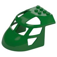 Aircraft Fuselage Curved Forward 6 x 8 Top (Green)