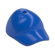 Hat / Cap Short Curved Bill with Seams and Hole on Top (Blue)