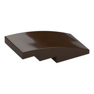 Brick Curved 4 x 2 No Studs (Dark Brown)