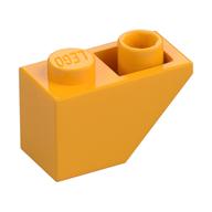 Brick Sloped Inverted 45° 2 x 1 (Bright Light Orange)