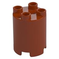 Duplo Brick Round 2 x 2 x 2 (Dark Orange)