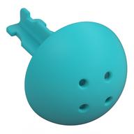 Duplo Cannon Ball 1/2 with Axle Connector and 4 Holes in Top (Medium Azure)