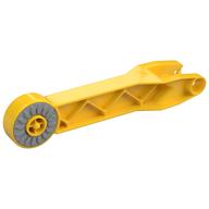 Duplo Crane Arm with Locking Ring and String Drum Holder (Yellow)