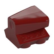 Engine / Air Scoop 2 x 2 (Dark Red)