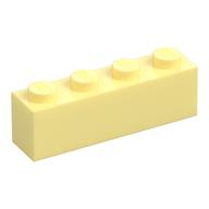 Brick 1 x 4 (Bright Light Yellow)
