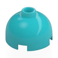 Brick Round 2 x 2 Dome Top, Hollow Stud (Medium Azure)