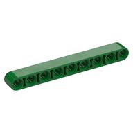 Technic Beam 1 x 9 Thick (Green)