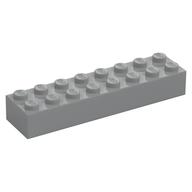 Brick 2 x 8 (Light Bluish Gray)