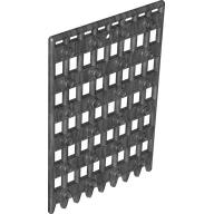 Door 1 x 8 x 12 Castle Gate (Portcullis) (Pearl Titanium)