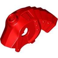 Animal / Creature Accessory, Horse Battle Helmet, Stud on Top Type 2 (Red)
