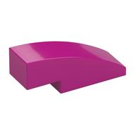 Brick Curved 3 x 1 No Studs (Magenta)