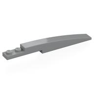 Brick Curved 10 x 1 [Symmetric Inside Ridges] (Light Bluish Gray)