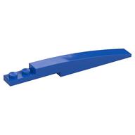 Brick Curved 10 x 1 [Symmetric Inside Ridges] (Blue)