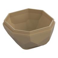 Rock Boulder 4 x 4, Bottom (Dark Tan)