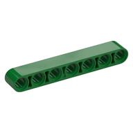 Technic Beam 1 x 7 Thick (Green)