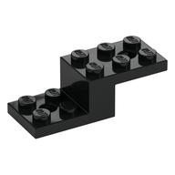 Bracket 5 x 2 x 1 1/3 with Holes, Pin Bottom (Black)