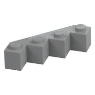 Brick Wedged 4 x 4 Facet (Light Bluish Gray)