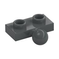 Plate Special 1 x 2 with 5.9mm Centre Side Towball (Dark Bluish Gray)
