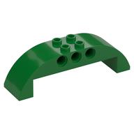 Brick Curved 2 x 8 x 2 Double (Green)