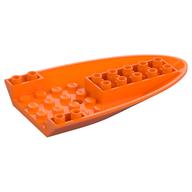 Aircraft Fuselage Curved Forward 6 x 10 Bottom (Orange)
