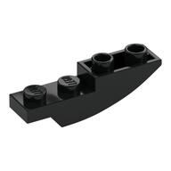Brick Curved Inverted 4 x 1 (Black)