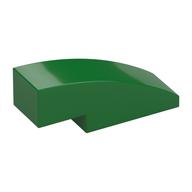 Brick Curved 3 x 1 No Studs (Green)