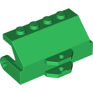 Street Sweeper Brush Holder with Towball Fitting (Green)
